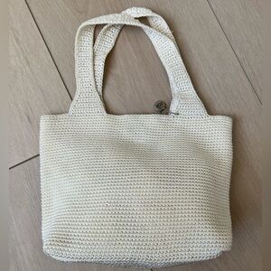 The Sak White Cream Mini Purse Handbag